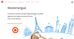 Desktop Screenshot of masterlangue.com