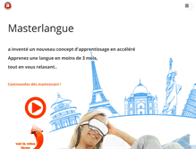 Tablet Screenshot of masterlangue.com